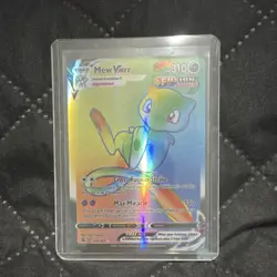Pokemon Mew VMAX Secret Rare Full Art Holo 268/264 Fusion Strike 310 HP - Image 1