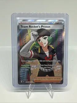 Pokemon TCG Team Rockets Proton 227/182 Full Art Sv10: Destined Rivals - Image 1