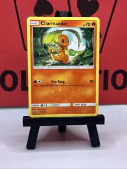 Charmander 1/70 Dragon Majesty Common Regular Pokemon TCG 2018 - Image 2
