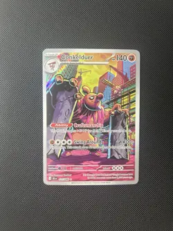 Pokemon TCG Conkeldurr Illustration Rare Black Bolt 127/086 - Image 1