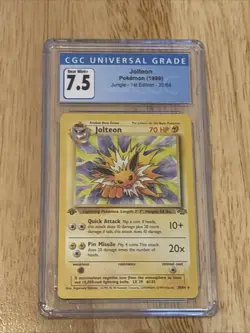 Pokemon TCG Jolteon 1st Edition Jungle non holo Rare 20/64 - Image 1