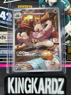 Pokemon TCG Gurdurr Black Bolt 126/086 Illustration Rare - Image 1