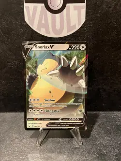 Snorlax V 141/202 Sword & Shield Ultra Rare Holo NM Pokemon TCG - Image 2