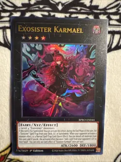 YUGIOH- Exosister Karmael - BPRO-EN044 - Ultra Rare - 1st Edition - Image 1