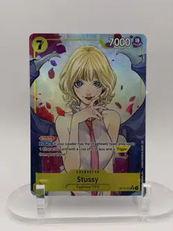 One Piece Stussy OP13-110 SR Alt Art Carrying On His Will NM ENGLISH - Image 1