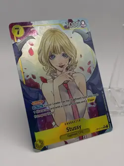 One Piece Stussy OP13-110 SR Alt Art Carrying On His Will NM ENGLISH - Image 2