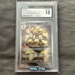 Pokemon Alakazam TCG Mega Evolution Black Star Promo Card 009 CGC 10 - Image 1