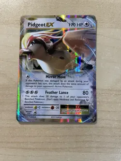 Pidgeot EX 64/108 XY Evolutions NM Ultra Rare Pokemon Card - Image 1