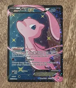 Pokemon Mew EX Ultra Rare Full Art Holo RC24/RC25 Legendary Treasures Card - Image 1