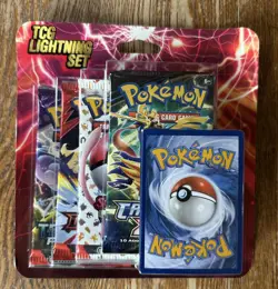 TCG Lightning Set (4 Packs + 1 Bonus Card) - Sealed x1 151 and x1 Crown Zenith - Image 1
