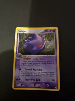 Pokemon Gengar TCG Card 5/92 EX Legend Maker Holo Rare - Image 1