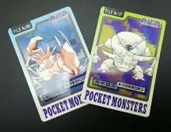 【2set】Pokemon Card Non-Holo Kingler NO.099&Pinsir NO.127 Carddass BANDAI - Image 1