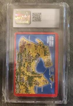 1996 Pokemon Blastoise Town Map #156 Bandai Carddass Graded Pokemon Card CGC 6 - Image 2
