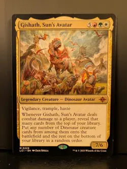 Lost Caverns of Ixalan GISHATH, SUN'S AVATAR (Lightly Played, NM) - Image 1