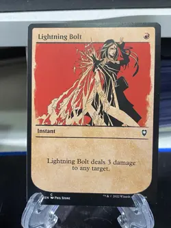 Lightning Bolt (Showcase) Commander Legends: Battle for Baldur's Gate Regular - Image 1
