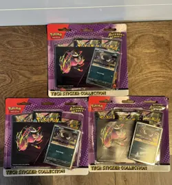 Lot of 3 Ascended Heroes Tech Sticker Collection Ghastly Promo Pokemon TCG - Image 1