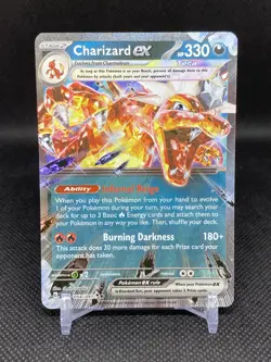 Charizard ex 054/091 Pokemon TCG SV Paldean Fates PAF Double Rare NM - Image 1