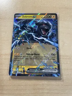 Pokemon TCG Zekrom EX Black Bolt 34/086 Play Series Stamp - Image 1