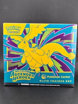 TWO Pokemon TCG Ascended Heroes Pokemon Center Elite Trainer Box (ETB) x2 Sealed - Image 1