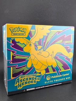 TWO Pokemon TCG Ascended Heroes Pokemon Center Elite Trainer Box (ETB) x2 Sealed - Image 2