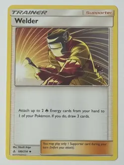 Pokemon TCG - Welder - 2019 - Unbroken Bonds 189/214 - Common Non-Holo Regular - Image 1
