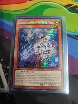 Yugioh! Elzette, Azamina of the White Forest - SUDA-EN008 - Secret Rare - 1st Ed - Image 1