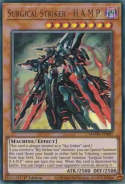 Surgical Striker - H.A.M.P. - MAMA-EN001 - Ultra Rare - 1st Edition - Lightly Pl - Image 1