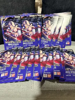 One Piece OP-14 The Azure Sea’s Seven Sleeved Booster Pack Lot of 20 Sealed ENG - Image 1