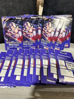 One Piece OP-14 The Azure Sea’s Seven Sleeved Booster Pack Lot of 20 Sealed ENG - Image 2