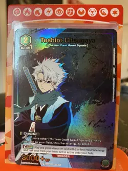 Union Arena Toshiro Hitsugaya (GOLD) Foil Alternate Art Promo Card Bleach - Image 1