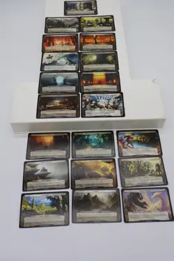MTG Planechase Planar Deck – 20 Oversized Plane Cards – Jund, Akoum, Talon Gates - Image 1