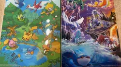 Pokemon Card PokePark Forest & Blue Sheet Premium File Set Pikachu 004/009 Japan - Image 2