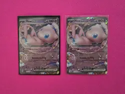 Pokemon Mew EX TCG Scarlet & Violet Holo Double Rare Card 151/165 2x - Image 1