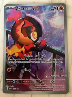 Charcadet 022 Stamped Promo |Pokemon Center ETB Phantasmal Flames Exclusive Card - Image 1