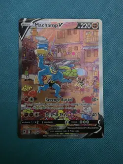 Pokemon TCG Machamp v Astral Radiance Card 172/189 NM/M Alternative Art Rare - Image 1