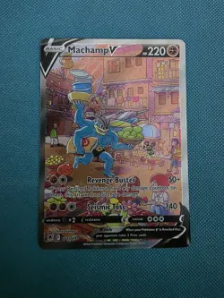 Pokemon TCG Machamp v Astral Radiance Card 172/189 NM/M Alternative Art Rare - Image 2
