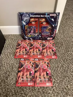 Sealed Bandai One Piece Card Illustration Box vol.6 & 5 heroine booster packs - Image 2