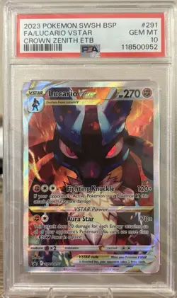 Lucario VSTAR SWSH291 SWSH: Sword & Shield Promo Cards Holo - Image 1