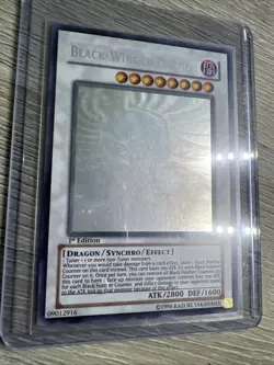 Yugioh Black-Winged Dragon Ghost Rare 1st Edition TSHD-EN040 NM - Image 2