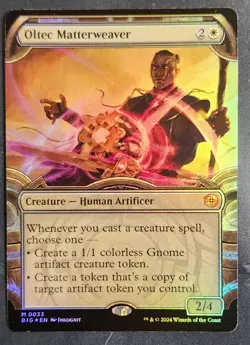 Mtg Outlaws Of Thunder Junction Oltec Matterweaver Showcase NM Foil - Image 1