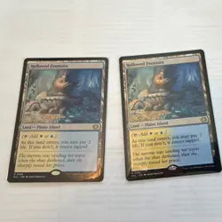 MTG Hallowed Fountain Land x2 Regular 265 ECL - Image 1