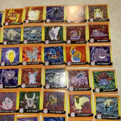 Pokemon Artbox Stickers 1999 (66 stickers) includes Pikachu, Snorlax, Eevee@ - Image 3