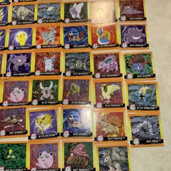 Pokemon Artbox Stickers 1999 (66 stickers) includes Pikachu, Snorlax, Eevee@ - Image 4