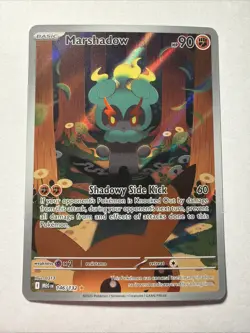 Pokemon Mega Evolution Marshadow 146/132 Illustration Rare Holo - Image 1