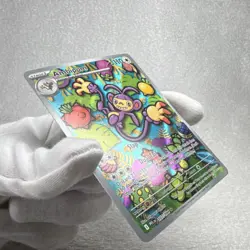 Pokemon Ambipom 107/094 Me02: Phantasmal Flames Full Art Holo - Image 3