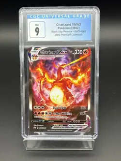 Charizard VMAX CGC 9 SWSH261 Black Star Promo Ultra Premium Collection Pokemon - Image 1
