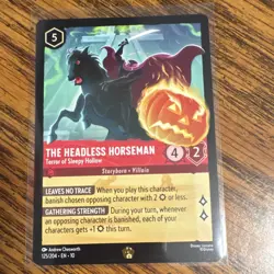 Disney Lorcana The Headless Horseman Character 125/204 EN Regular - Image 1