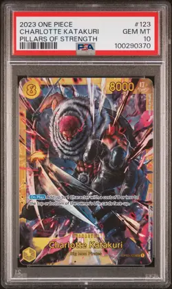PSA 10 KATAKURI (OP03-123)(SEC) PILLARS OF STRENGTH (OP03) One Piece Card Game - Image 1