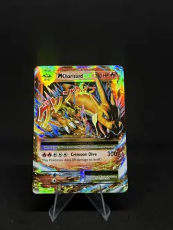 M Mega Charizard EX 13/108 Pokemon Card TCG Evolutions NM/M - Image 1