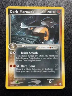 Dark Marowak 7/109 Holo Rare Team Rocket Returns Pokemon Card - Image 1